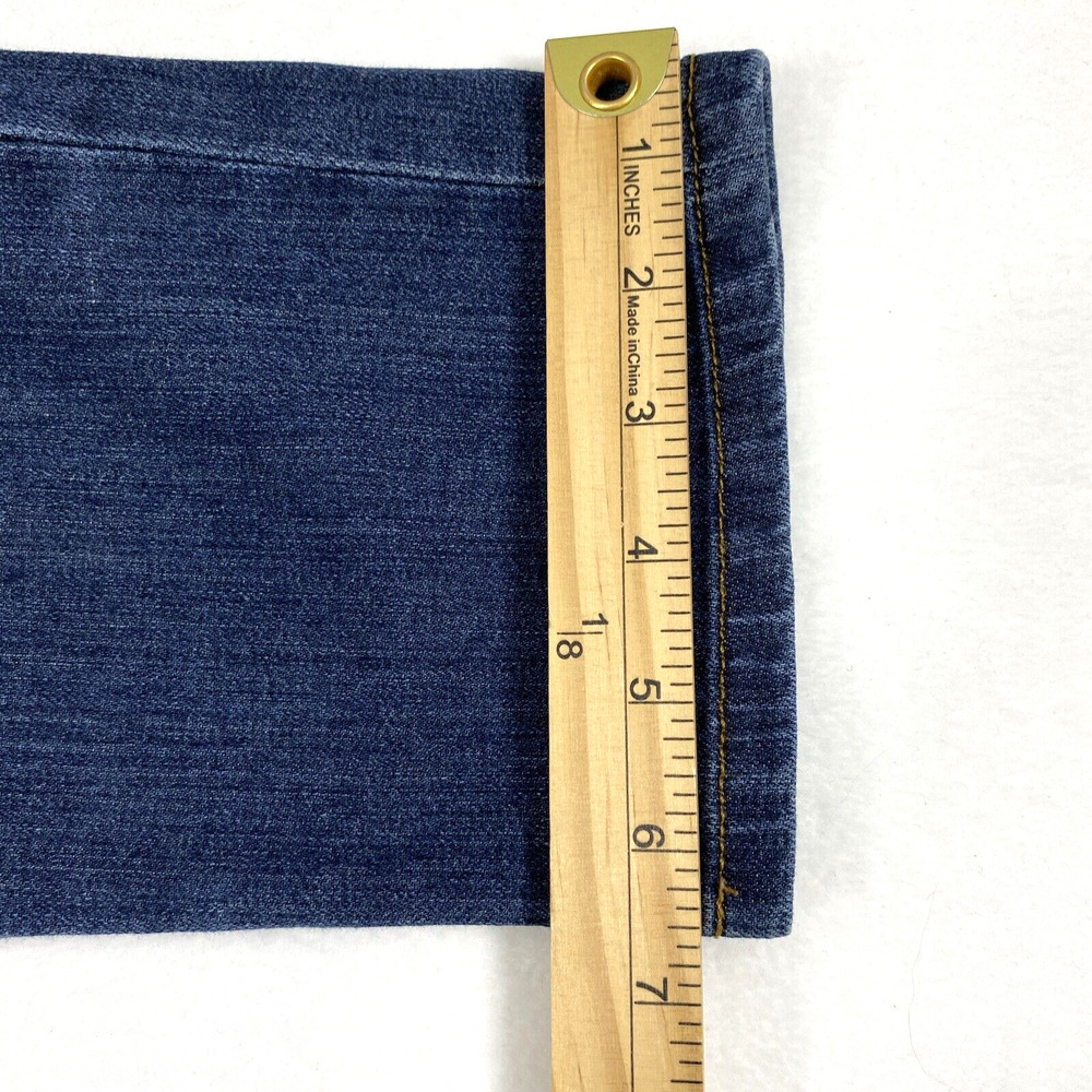 Elle Jeans Womens Size 10 Skinny Boyfriend Distress Dark Wash Denim Casual - Picture 11 of 14